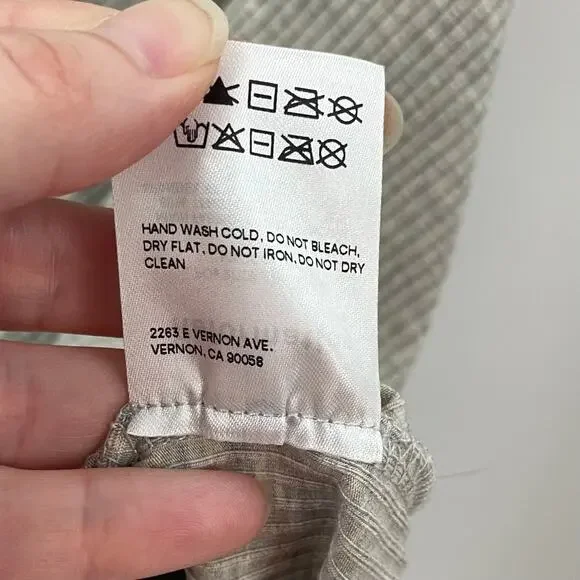 Reformation Lennon Dress Marble L - Picture 8 of 9